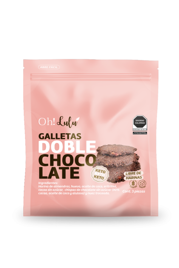 Galletas doble chocolate